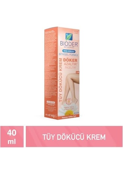 Bioder Tüy Dökücü Krem Hassas Ciltler 40ML
