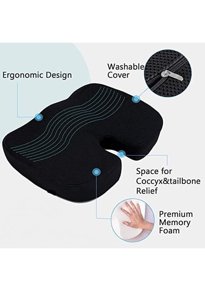 Hemoroid Basur Kuyruk Sokumu Oturma Simidi Yastığı Visco Ortopedik Yastık modelleri