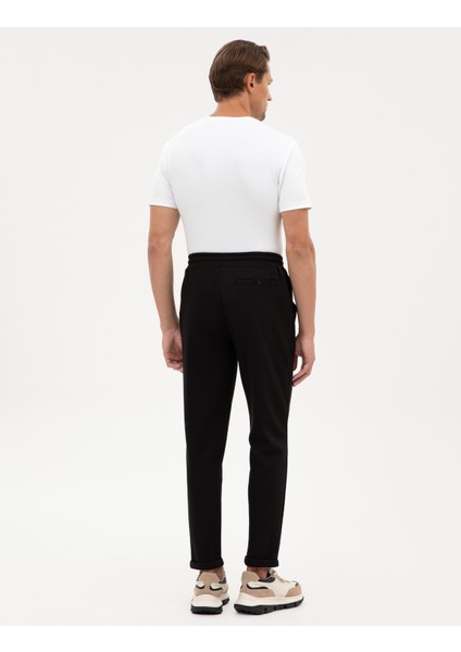 Erkek Siyah Slim Fit Eşofman Altı 50314209-VR046 fırsatları