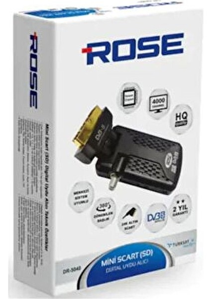 5025 Mini Scart Uydu Kumandası