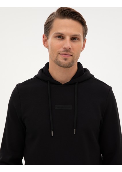 Erkek Siyah Regular Fit Sweatshirt 50312232-VR046 fiyatları