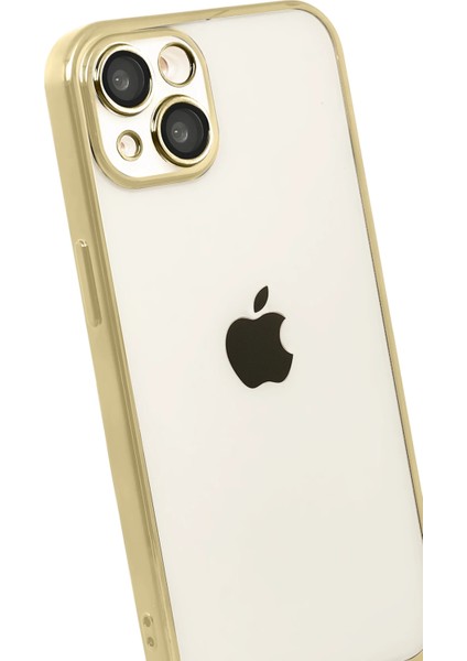 Yzlal Newface Apple Iphone 15 Razer Lensli Silikon - Gold modelleri