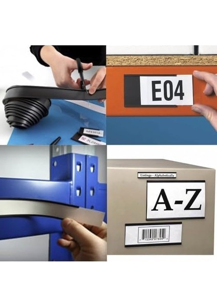Raf Mıknatısı Kanallı Etiketlik Şerit Mıknatıs Magnet, Genişlik 5 cm 1 Metre