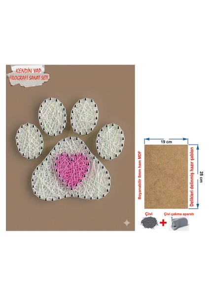 Ip Sanatı Dikkat Geliştirici El Becerisi Çocuk Montessori Eğitimi Filografi Hazır Set Pati