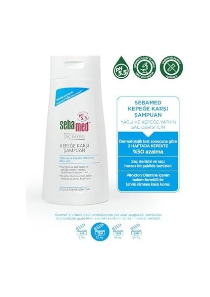 Sebamed Kepek Karşıtı Pirokton Olamin Içerikli Yağlanma Önleyici Etkili Şampuan 400 ml fiyatları