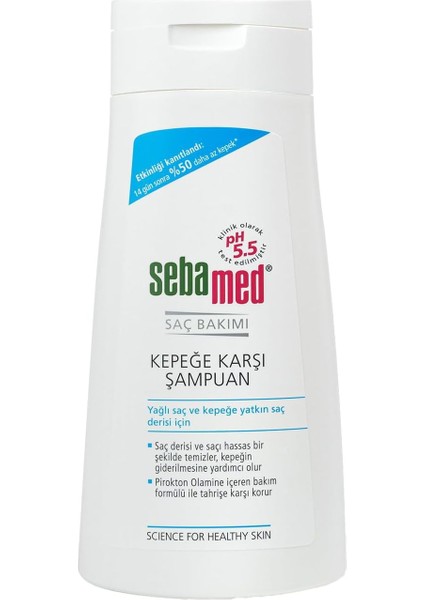 Sebamed Kepek Karşıtı Pirokton Olamin Içerikli Yağlanma Önleyici Etkili Şampuan 400 ml modelleri