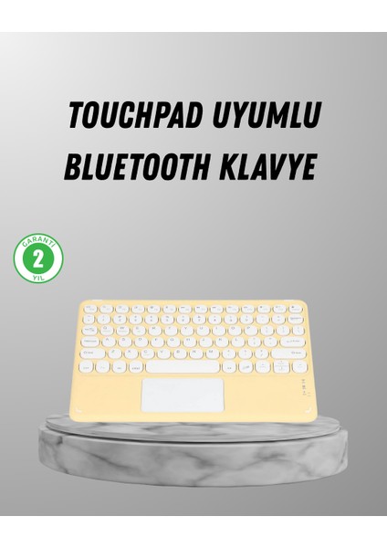 Bluetooth Klavye – Kablosuz, Sessiz Tuşlu, Android Ios Windows Uyumlu, Kompakt Taşınabilir Tasa