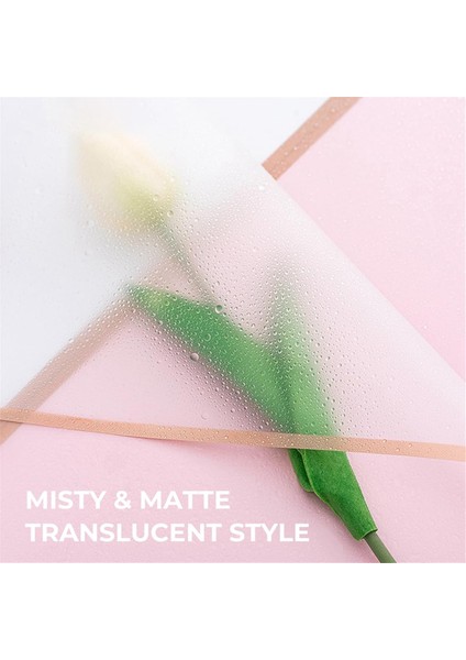 4 Rulo Çiçek Kurdeleli 40 Yaprak Çiçek Sarma Kağıdı, 20 Kart, 36 Adet 3D Altın Kelebekler, Pembe (Yurt Dışından) fırsatları