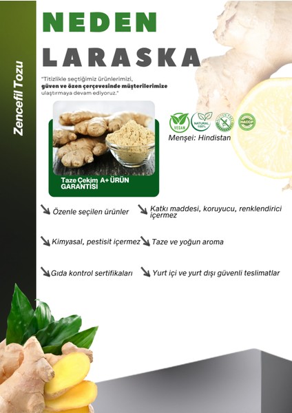 Zencefil Tozu 50G Ginger Ground fiyatları