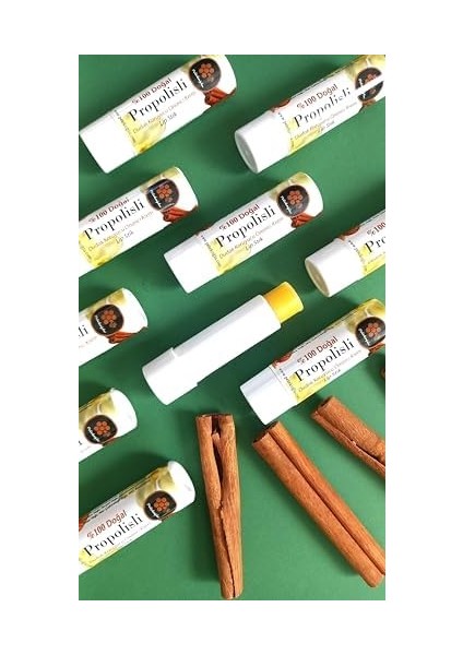 Petekoğlu (2 Adet) Dudak Kremi Propolis Bal Tarçın Sarı Kantaron Vanilya Shea Hindistan Cevizi Nar Çekirdeği Nemlendirici, Koruyucu Onarıcı modelleri