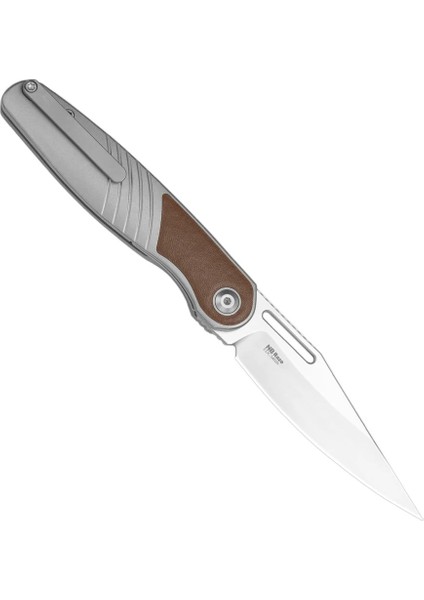 Raze | S45VN | Titanium & Leather | KI3720A2 modelleri