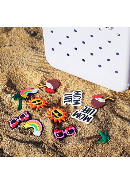 Boggbag Için Çanta Takıları - 6 Adet Evrensel Boyut Çanta Takıları - 6 Inç Plaj Çantası Parçaları Aksesuarları Eklentileri Plaj Günlük Açık Hava (Yurt Dışından) modelleri