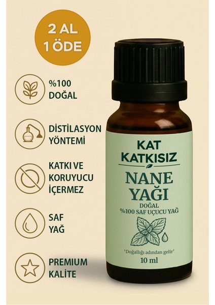 Nane Yağı 10ML %100 Saf ve Katkısız Uçucu Yağ
