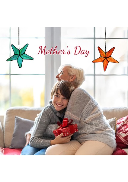 Lekeli Akrilik Pencere Asılı Deniz Yıldızı Dekoru, Pencere, Duvar Dekoru, Deniz Kabukları ve Deniz Yıldızı Süslemeleri Için Deniz Yıldızı Güneş Tutucusu (Yurt Dışından) fırsatları