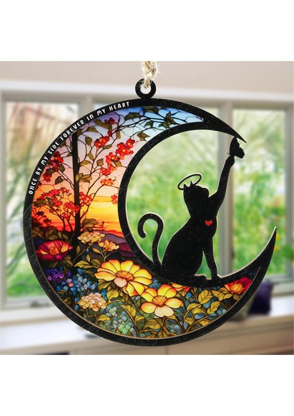 Melek Kedi Kişiselleştirilmiş Hatıra Işık Yakalayıcı, Evcil Hayvan Hatıra Işık Yakalayıcı, Pencereye Asılan Işık Yakalayıcı (Yurt Dışından) fiyatları