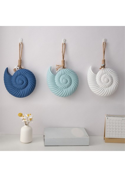 Akdeniz Duvar Dekoru Kolye Ahşap Kabuk Deniz Yıldızı Duvar Asılı Süsler Vintage Oturma Odası Okyanus Plaj Gök Mavisi (Yurt Dışından) modelleri