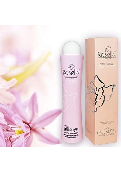 Rosella Doğal Gül Suyu Kutulu – 160 ml modelleri