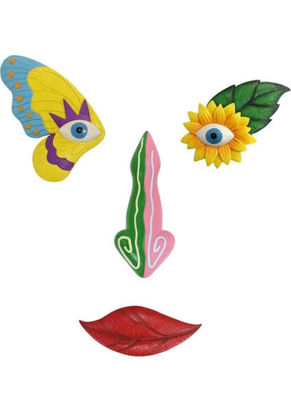 Ağaç Yüzü Dekoru Açık Hava, Renkli Kelebek Bahçe Dekoru, Ağaç Sanat Dekorasyonu, Ağaç ve Duvar Dekorasyonu Için Uygun (Yurt Dışından)