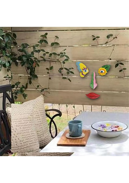 Ağaç Yüzü Dekoru Açık Hava, Renkli Kelebek Bahçe Dekoru, Ağaç Sanat Dekorasyonu, Ağaç ve Duvar Dekorasyonu Için Uygun (Yurt Dışından) fiyatları