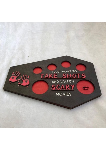 Cadılar Bayramı Korku Atış Tepsisi, Kablolu Şekilli Korku Buz Tepsisi, Ahşap Atış Cam Tepsisi, Mutfak Aksesuarları Şarap Atışı (Yurt Dışından) modelleri