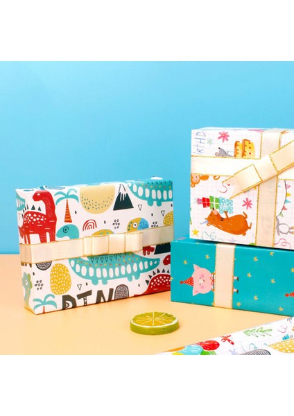 Çocuklar Için 10 Adet Sarma Kağıdı Levhaları, Doğum Günü Partisi Sarma Kağıdı Hediye Sarma Kağıtları, Hediyelik Sarma Kağıdı (Yurt Dışından) modelleri