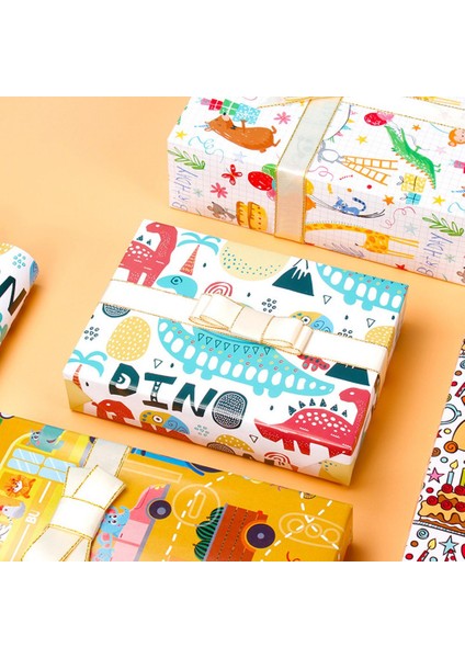 Çocuklar Için 10 Adet Sarma Kağıdı Levhaları, Doğum Günü Partisi Sarma Kağıdı Hediye Sarma Kağıtları, Hediyelik Sarma Kağıdı (Yurt Dışından) fırsatları