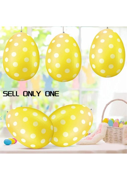 Şişme Paskalya Yumurtaları, Paskalya Yumurtaları, Paskalya Dekorasyonu Asılabilir Paskalya Yumurtaları Açık Hava Paskalya Yumurtaları Dekorasyonu Sarı (Yurt Dışından) fırsatları