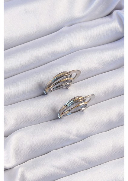 Pirinç Gold Gümüş Renkli Düz Plaka Halka Küpe fiyatları