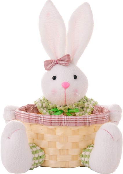 Paskalya Şekerleme Kabı, Tavşan Paskalya Sepeti, Paskalya Şekerleme Saklama Sepeti, Masa Dekoru Için Hediye Kutusu Paskalya Hediyesi, A (Yurt Dışından)