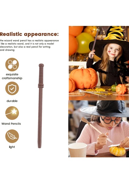 72X Büyücü Temalı Parti Hediyeleri Seti 24 Asa Kalem 24 Yuvarlak Çerçeveli Büyücü Gözlüğü 24 Dövme Içerir (Yurt Dışından) modelleri