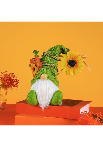 Ayçiçeği Cücesi Peluş, Ayçiçeği Ilkbahar Yaz Cüceleri Tatil Süsleri, Hediye El Yapımı Raf Katmanlı Tepsi Süslemeleri C (Yurt Dışından) fırsatları