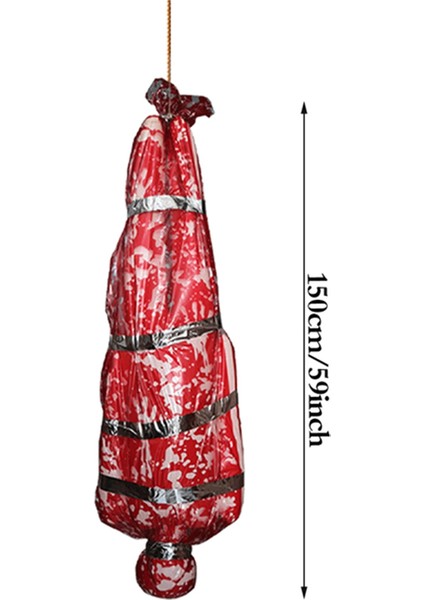 59 Inç Cadılar Bayramı Ceset Aksesuarları Seti Bahçe Ürkütücü Kefen Dekorasyonu Korku Kanlı Çanta Perili Ev Asılı Dekorasyonlar, B (Yurt Dışından) fiyatları