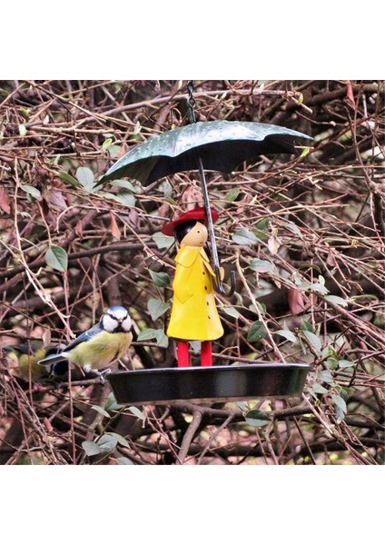 Kızlar Için Şemsiye Kuş Istasyonu ile Kuş Yemliği Metal Askılı Zincir ve Kancalı Yemlik Vahşi Bahçe Kuşları Için Antik (Yurt Dışından) fırsatları