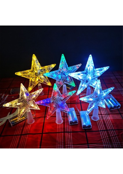 LED Şeffaf Beş Köşeli Yıldız Noel Ağacı Kule, Ev Noel Ağacı Süslemeleri, Noel Çelenk Süsleri (Yurt Dışından) fiyatları