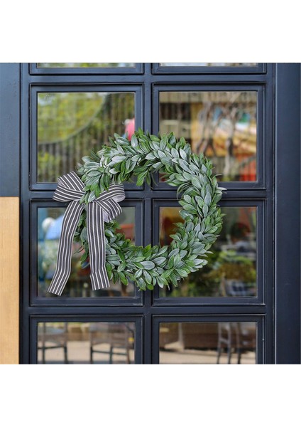 Yeşil Tavşan Kulağı Çelengi, Fiyonklu Yapay Okaliptüs Yaprakları Çelengi, Ön Kapı Için Bahar Paskalya Yeşillik Çelengi (Yurt Dışından) fırsatları