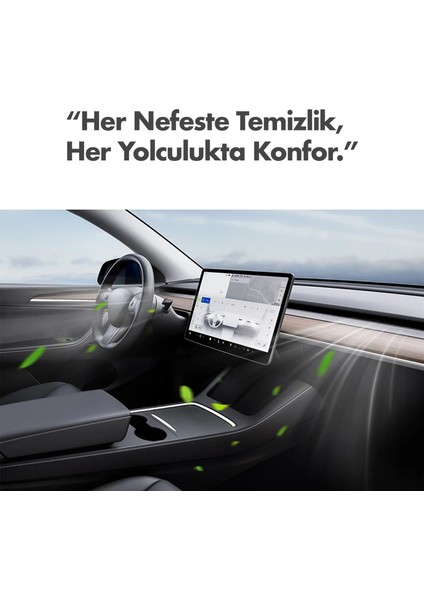 1200 101-2C Karbonlu Klima Filtresi (Tesla Model Y (2020<>2025) - Model Y Juniper (2025>) fırsatları