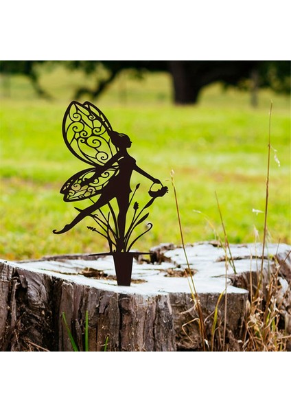 Bahçe Perisi Metal Dış Mekan Dekoru Verandanız ve Çiminiz Için (Yurt Dışından) modelleri