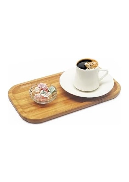Bambu Lüx Dikdörtgen Servis 25 * 14CM, Sunumluk & Çerezlik Sunum Tabağı modelleri