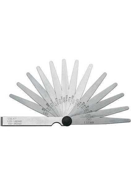 Paslanmaz Çelik Sentil Filler Çakısı 32 Yaprak 100MM - 0,03-1.00MM