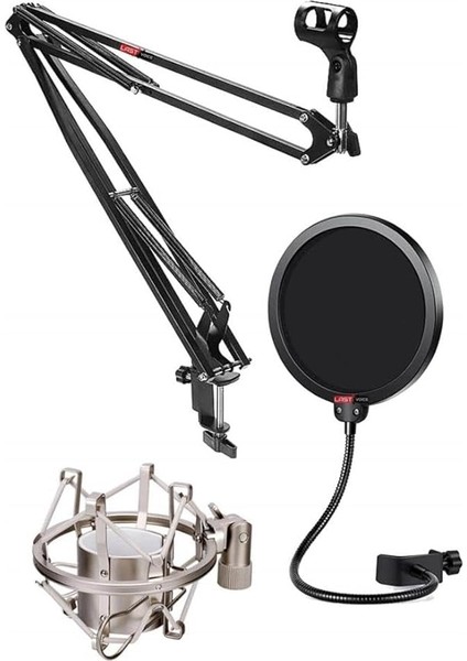 NB40X Set Rode Nt1-A Için Mikrofon Standı Filtre Shock Mount