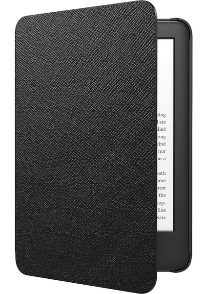 Case Fits 6" All-New Kindle (11TH GENERATION-2024/2022 Release)& International Version, Lightweight Shell Cover With Auto Wake/sleep For Kindle 2024/2022 11TH Gen E-Reader, Black