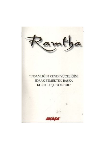 Ramtha Beyaz Kitap