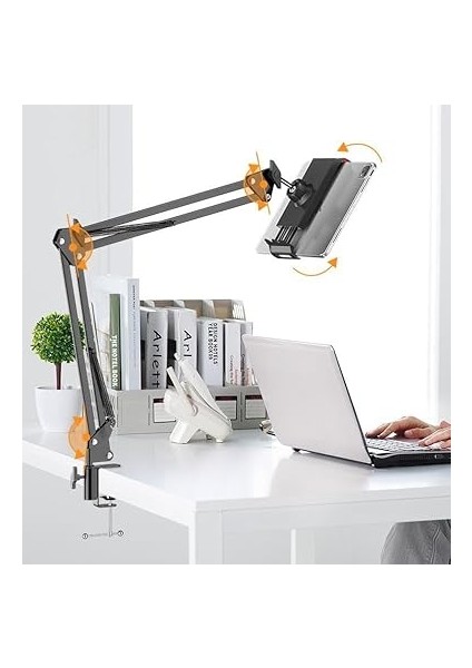 Mobile Teleskopik Masaüstü ve Yatak Bazası Için Telefon ve Tablet Tutucu Stand, Yükseklik ve Açı Ayarlı Tablet Tutucu modelleri