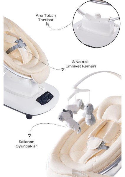 Montes Elektrikli Beşik 4090 modelleri