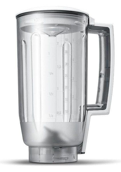 Mikser Başlığı MUZ5MX1, Dolum Miktarı 1,25 Litre, Plastik, Karıştırma Veya Kokteyller, Bulaşık Makinesinde Yıkanabilir, Mum5 ve Mum Serisi 2 Mutfak Robotu Için Uygun