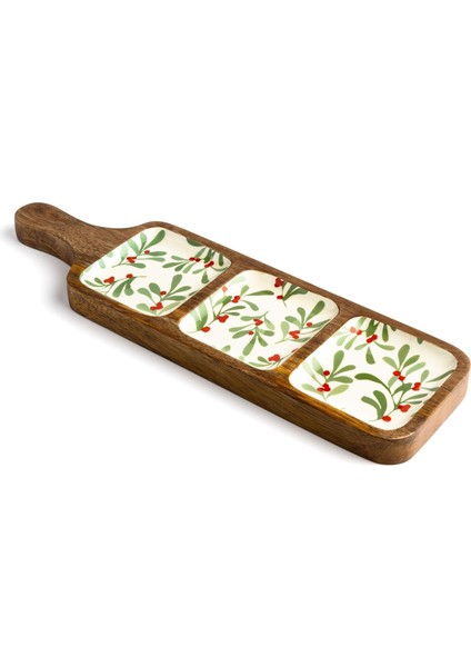 Noella 3'lü Sunum Tabağı 42X12 cm