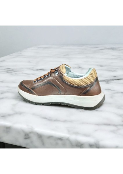 B-1640 Kahve Hakiki Deri Kaymaz Rahat Erkek Casual Ayakkabı fiyatları