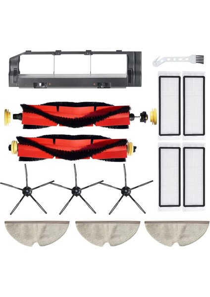 Roborock S6 S6 Maxv S6 Pure S5 S5 Max E2 E3 E25 E35 S50 S55 S60 S65 Elektrikli Süpürge Ana Yan Fırça Filtre Paspas Bezi (Yurt Dışından)