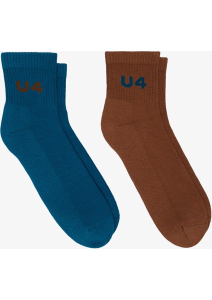 Unıted4 Erkek Yeşil 2'li Çorap