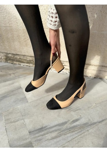 Alvea Kadın Süet Küt Burun Ayakkabı Zarif ve Modern Ön Tasarım fırsatları